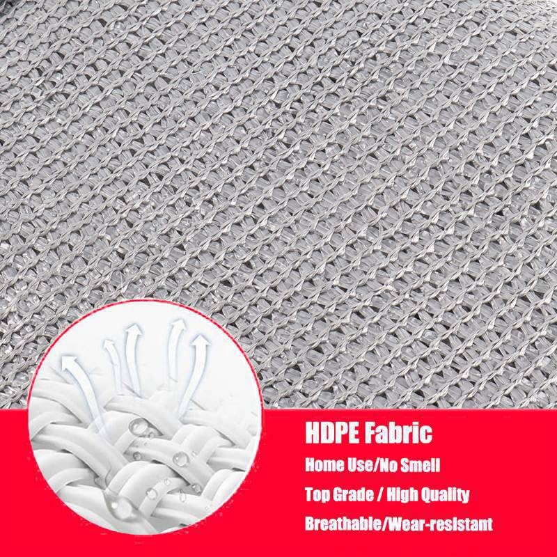 Écran de confidentialité gris et filet de clôture pour pergola de jardin - 2