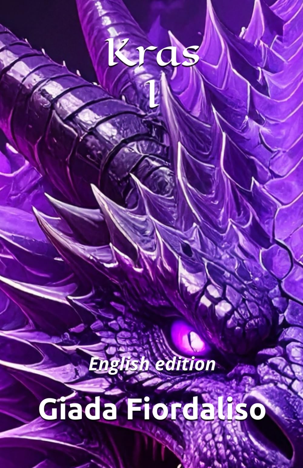 Kras -Special Edition Puzzle Cover(Volume 1)with Purple Dragon (The cover and the internal illustration are created only by placing the four volumes next to each other): English edition