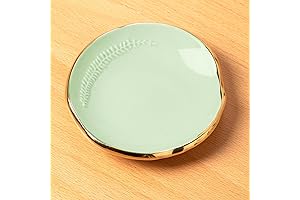 CEIERPH Tea Bag Dish with Unique Ceramic Leaf Design