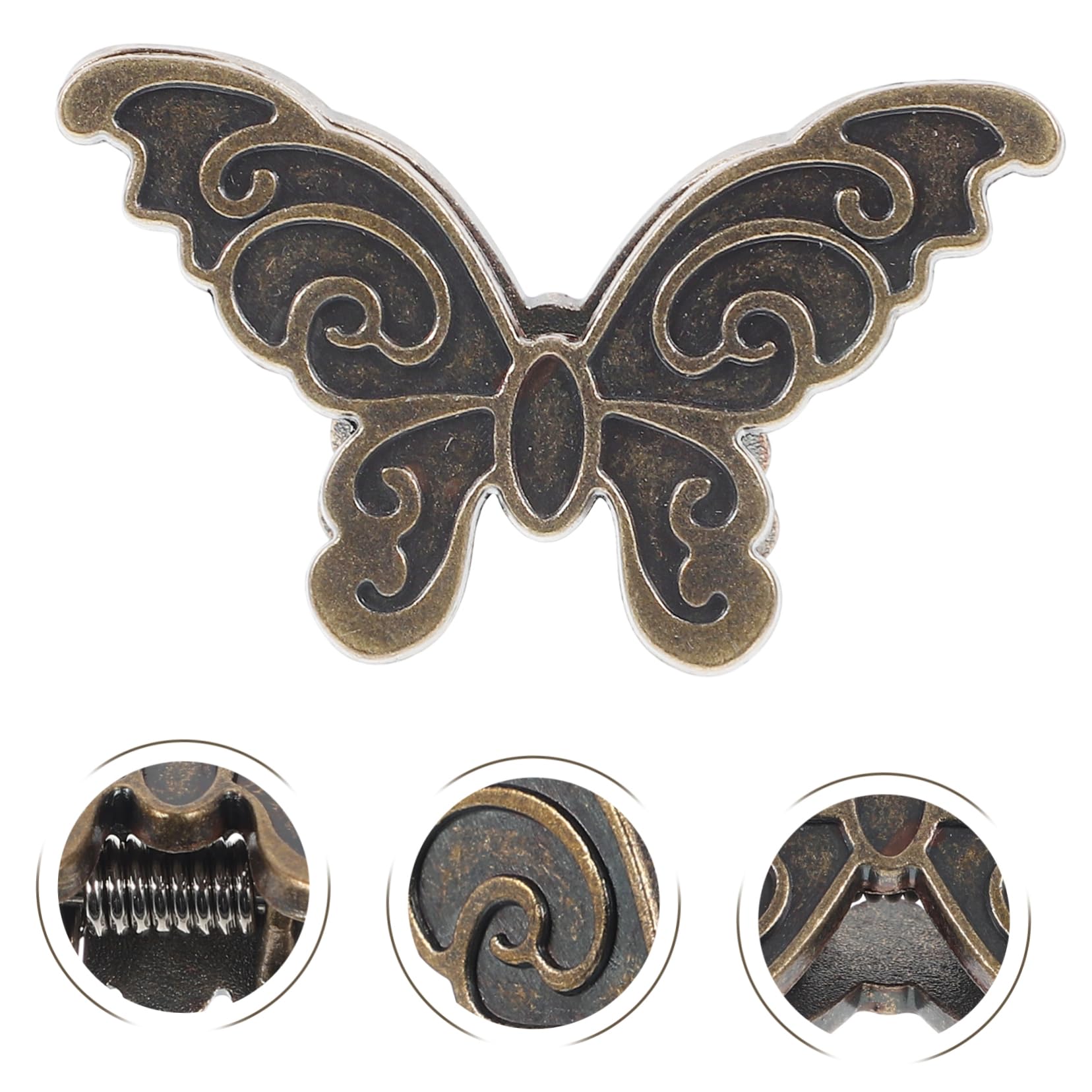 Lurrose 20stücke Teiliges Kreative Butterfly Clips Für Dokumente Und Tickets Vintage Binder Clips Für Schule Und Büro Langlebig Und Vielseitig Einsetzbar