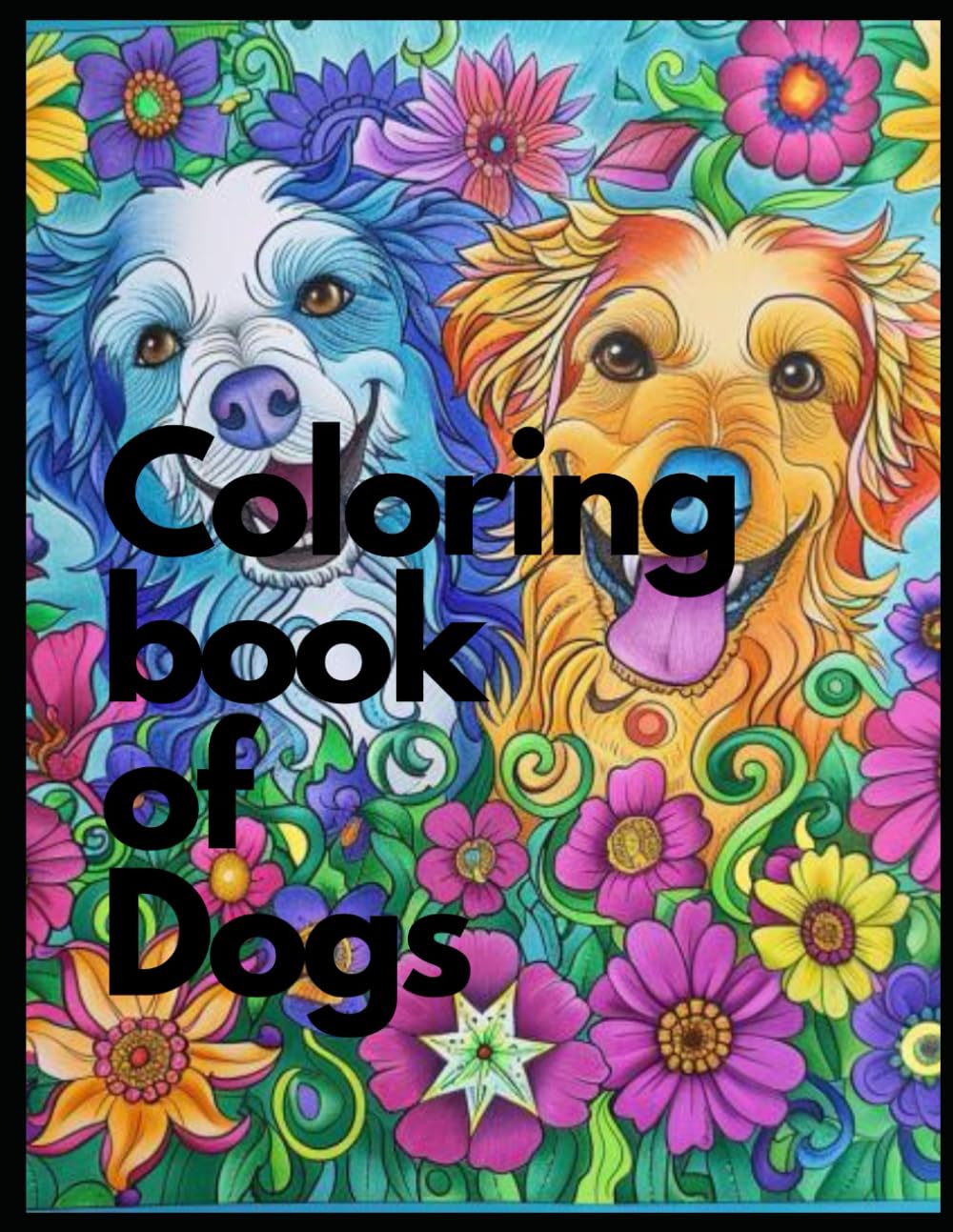 Coloring book of Dogs