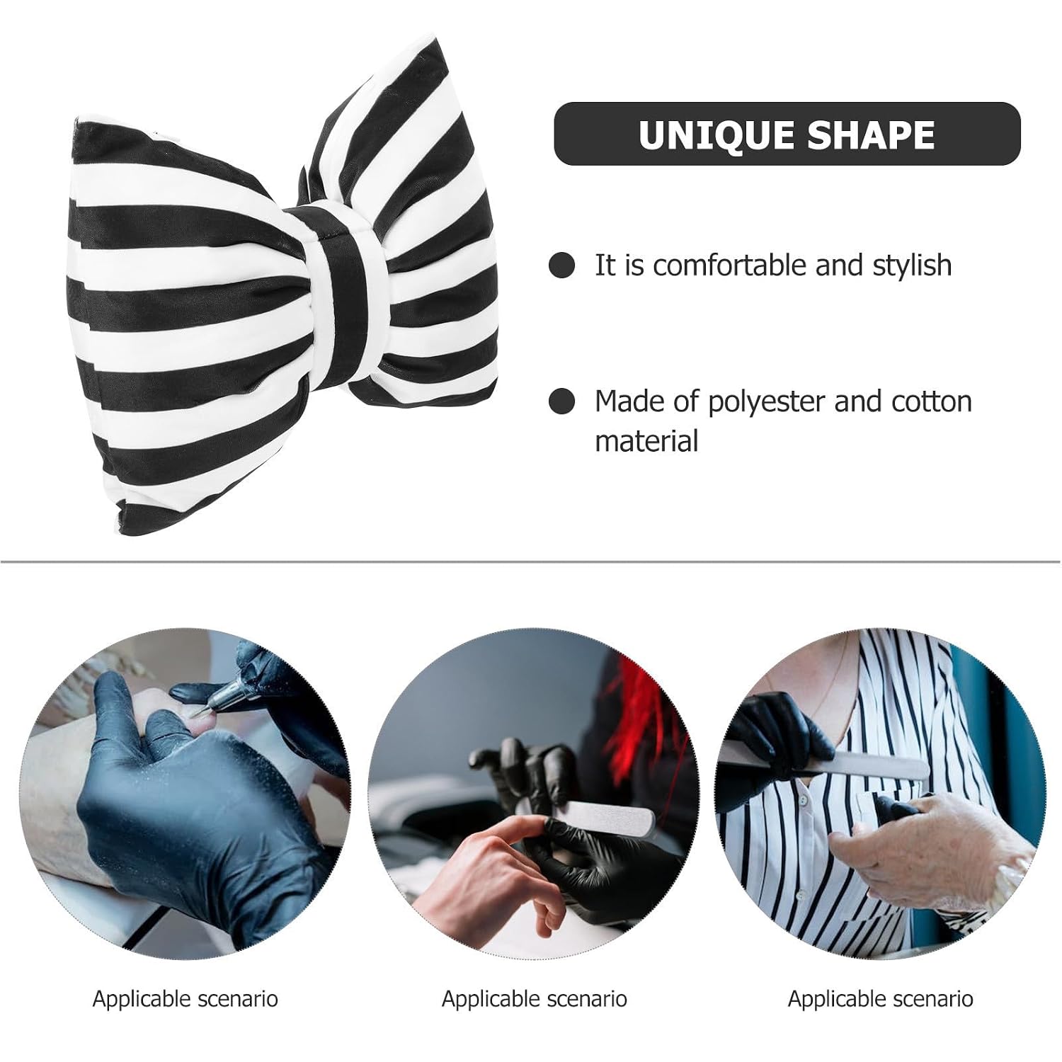 Detachable Nail Art Rest Cushion for Manicure Hand Support