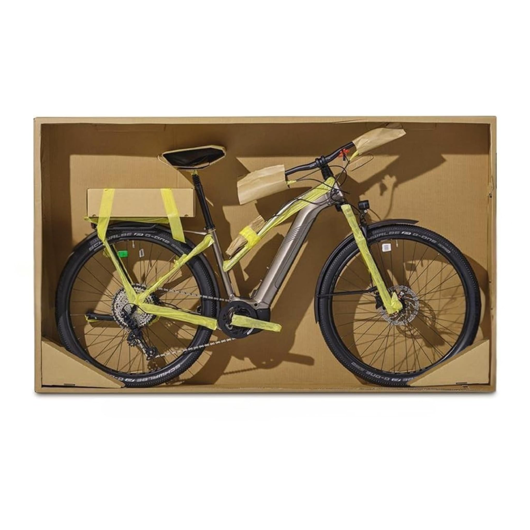 Versandkarton für E-Bikes/Karton für Fahrradtransport im Flugzeug mit Verpackungszubehör