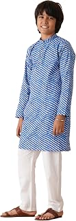 Amazon Brand - Symbol Kids Boys Pure Cotton Kurta Pant Set Price In India