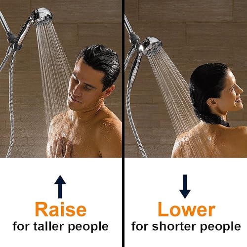 Miniatura 3 de Agua Pik nse-753e alcachofa de ducha de mano, chapado en cromo, 1