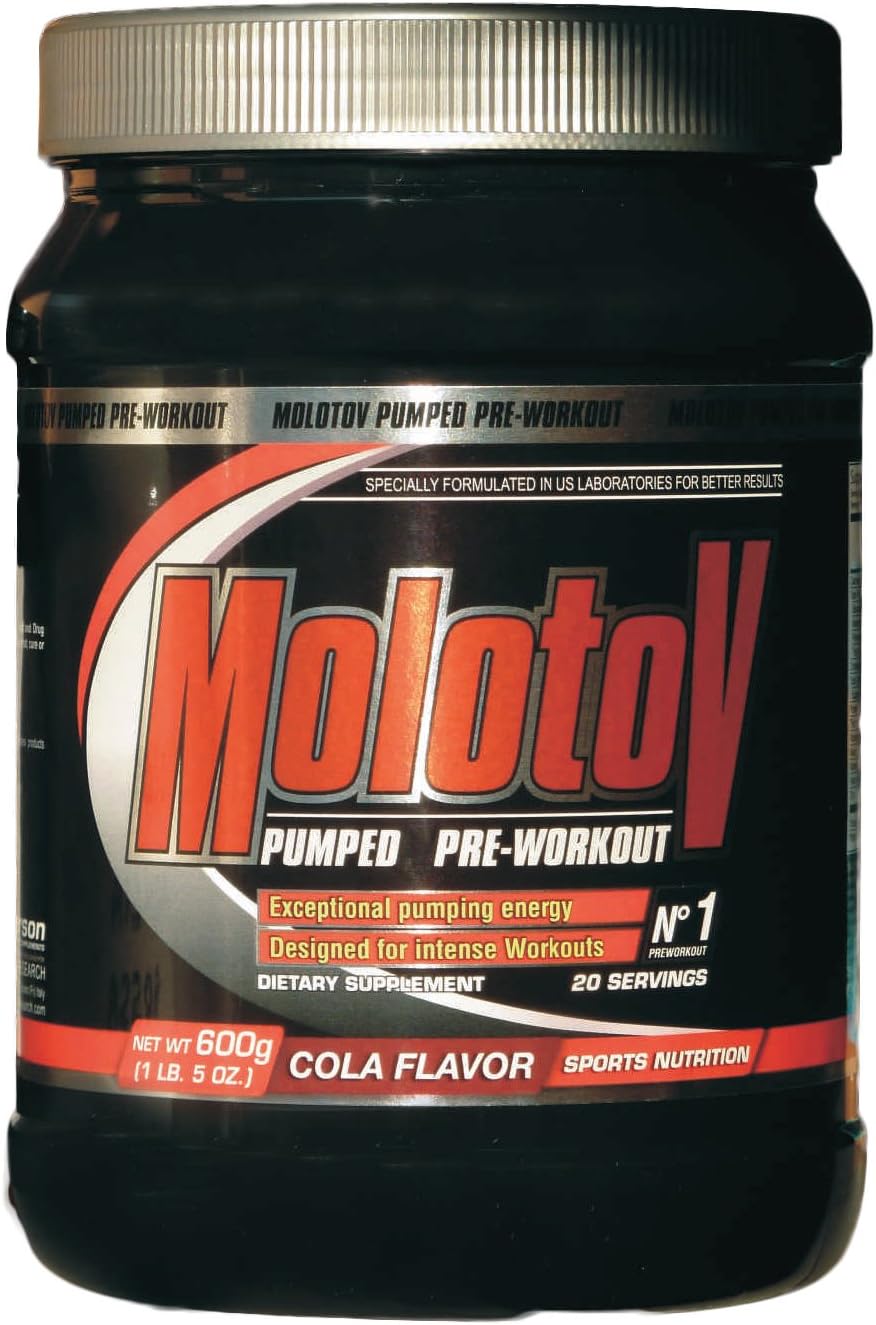 Anderson Integratore Molotov Pre Workout Energetico Con Carboidrati Cola 600g Amazon It Salute E Cura Della Persona