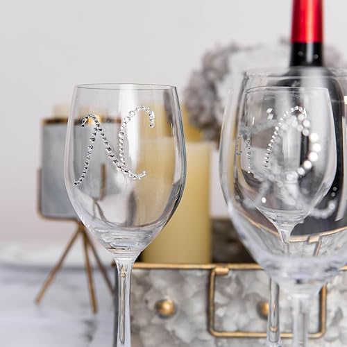 Miniatura 7 de Efavormart - Paquete de 12 calcomanías autoadhesivas de diamantes de imitación transparentes de 1.5 pulgadas, decoración de diamantes de imitación