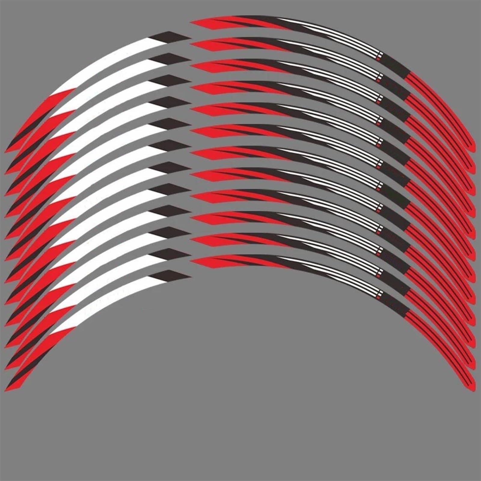 Piwine Style 5 Stickers Motorcycle Accessories Wheel Stickers Reflective Decals Rims For Hornet Cb750 Cb 750 2023(Style 5)
