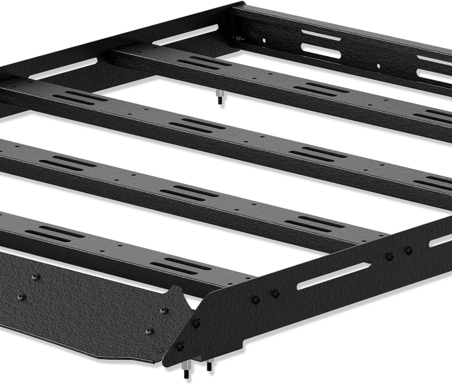 YZONA 3/4-Length Roof Rack Cargo Basket Compatible with 2010-2024 Toyota 4Runner 5th Gen, Overland Rooftop Luggage Storage Holder, 350 LBS Platform Style Cargo Carrier for Outdoors Gear