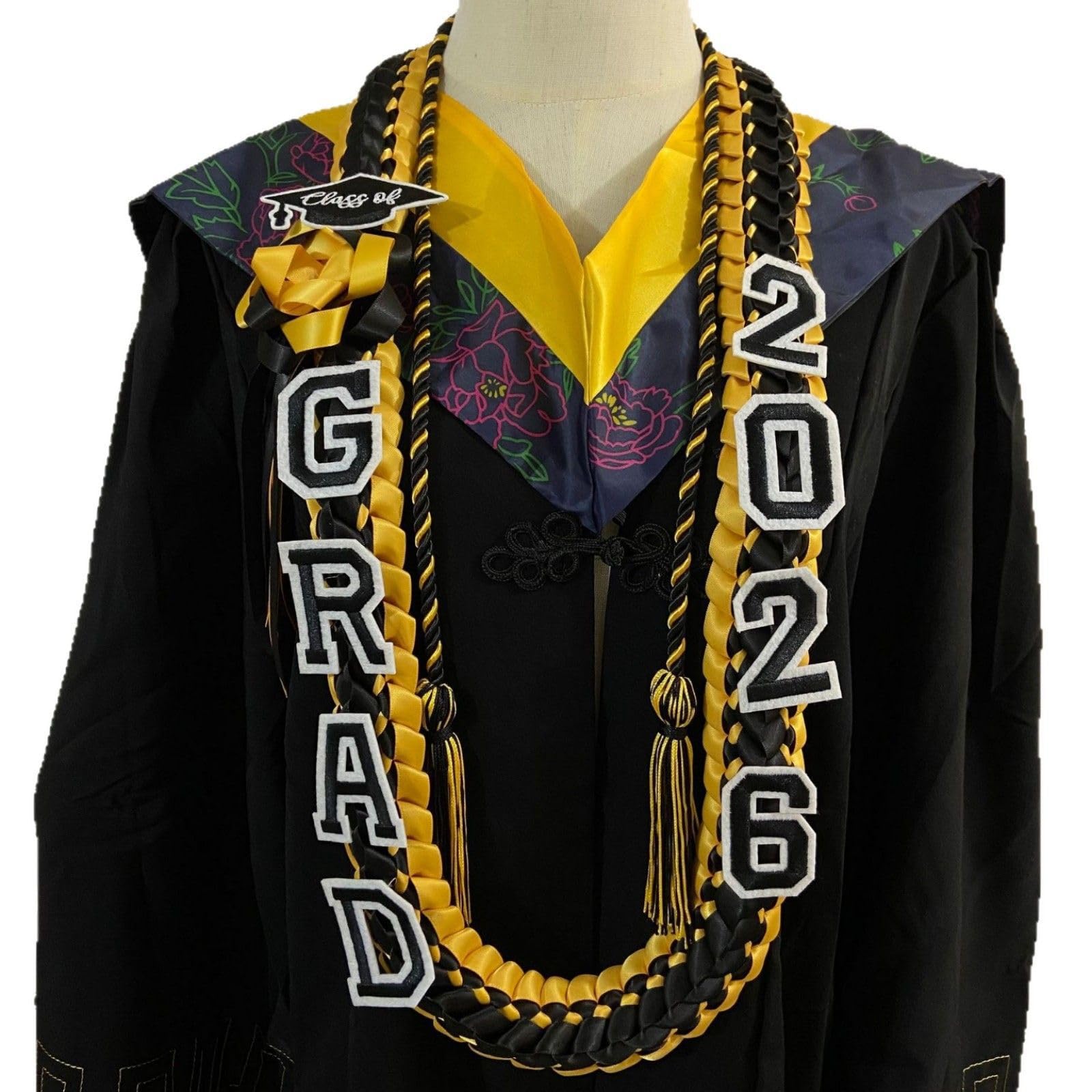 Tassels Cord for 2026 Graduates Lei Streamers Academic Accessory Colorful Academic Regalia for Graduation