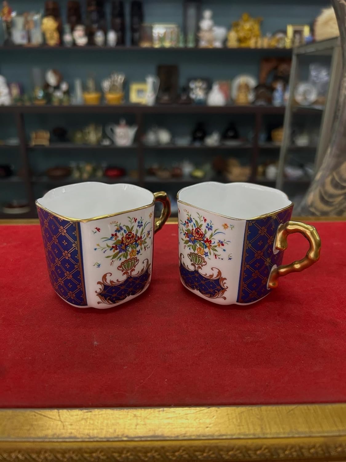 Set of 2 Japanese Style Bone China Tea Cups