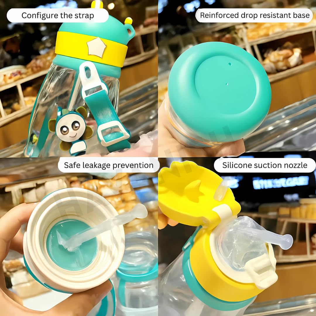 Kids Reusable Water Bottles - BPA Free Pack of 2 -6