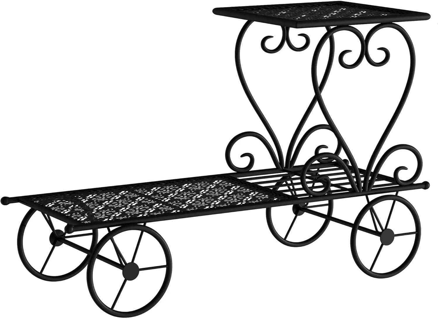 Flower pot stand Holder Flower Pot Stand Flowerpot Display Racks Metal Rack Iron Shelf Outdoor Garden Furniture and Terrace Plant Organizer