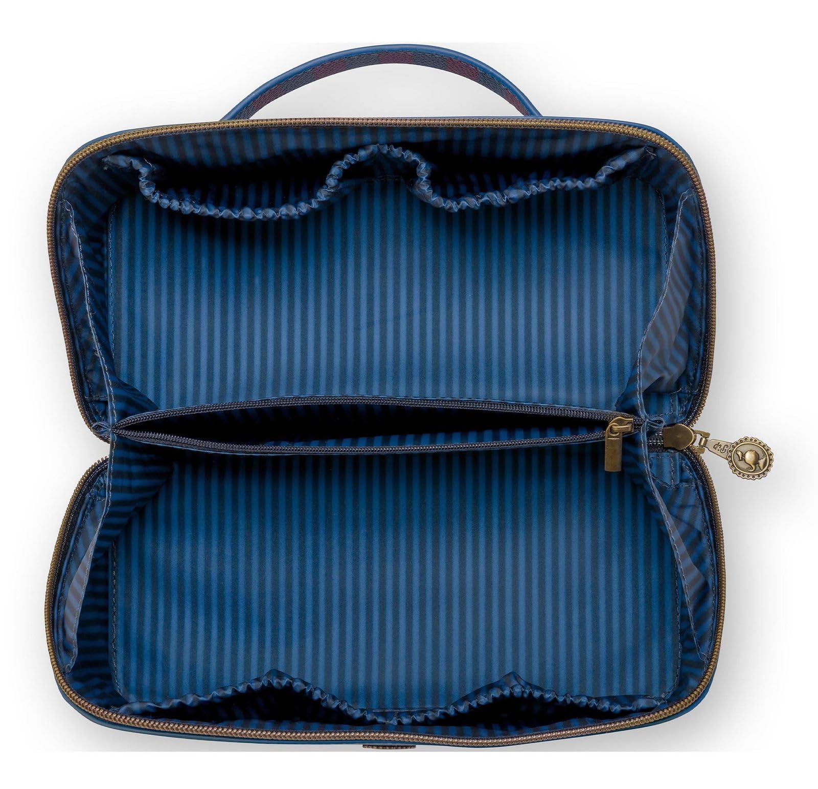 Pip Studio borsa da toilette Cyrille Cosmetic Bag Stripe Blue