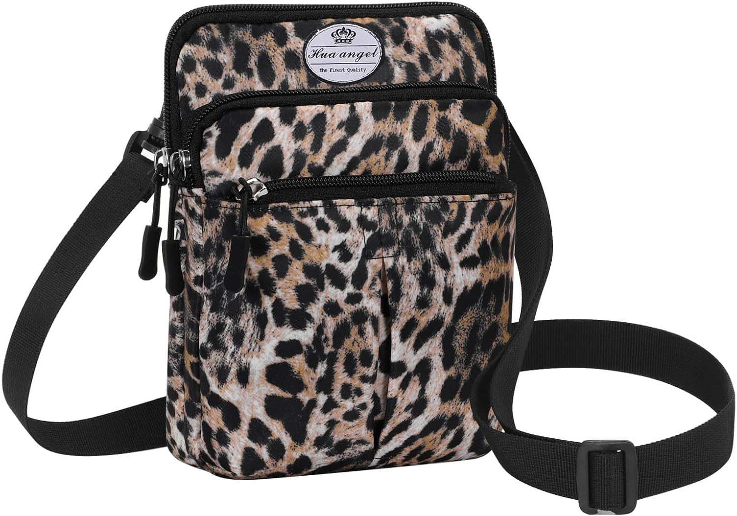 HUA ANGEL Kleine zijtas voor heren Dames Schoudertas Buitensport Heuptas voor wandelen Crossbody Mobiel Pouch Riem Heuptasje Business Heuptas Hippe Tas Messenger Sling Bag Reizen Sporttas