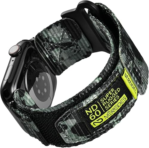 Vista 57 de Nereides Correa deportiva de nailon resistente con diseño de bucle tejido compatible con correa de Apple Watch, para iWatch de 1.65, 1.73, 1.77