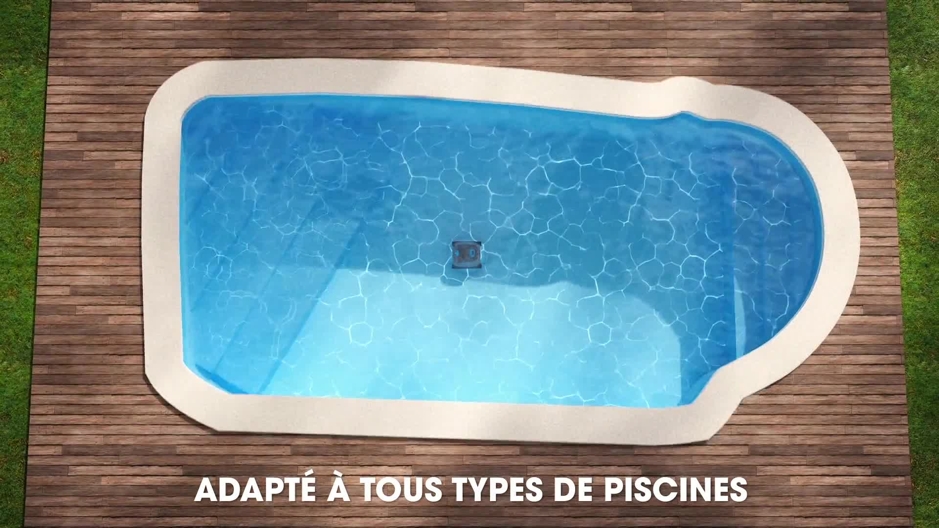Robot Piscine Zodiac CNX 50 IQ - Nettoyage Fond/Parois/Ligne D'Eau - App IAquaLink, Double Filtration - Pour Piscines Jusqu'à 12x6m