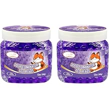 2 Pack Odor Eliminator Gel Beads, 12 oz, Scented Gel Air Freshener, Pet Odor Eliminator for Bathroom, Closet, Pet Area & RVs, Lasts 90 Days for Improved Home Fragrance, Fresh Lavender
