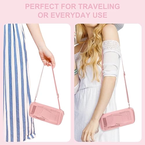 Miniatura 4 de LEAGERA Compact Travel Umbrella with Case - Mini Umbrella for Purse, Small Lightweight &Tiny Umbrellas Design Perfect for Parasol Outdoor