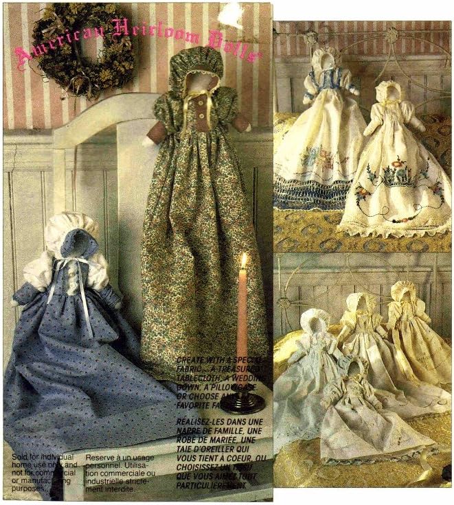 McCall's Crafts Heirloom Dolls Sewing Pattern #5515