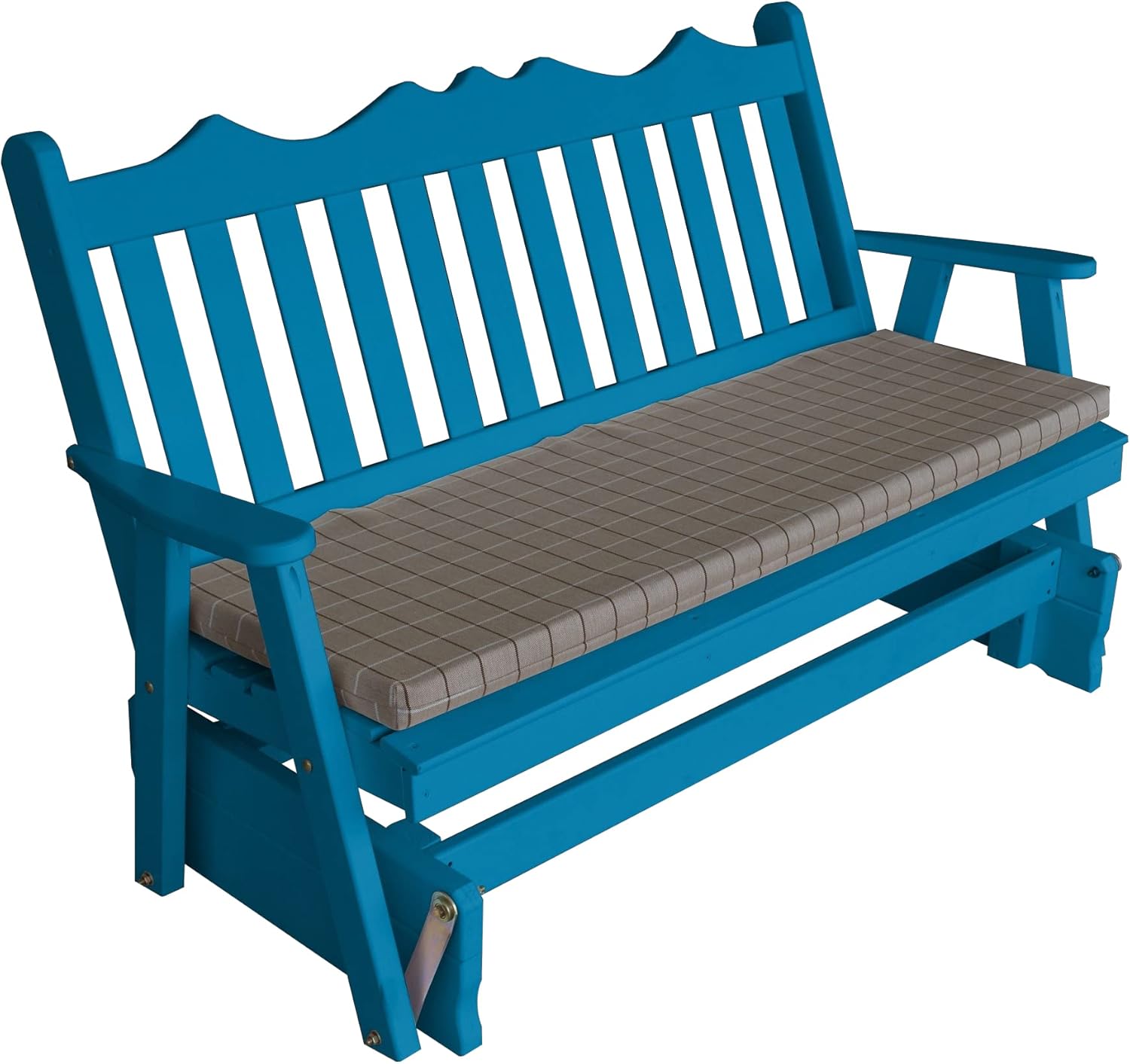 Furniture Barn USA Pine 5' Royal English Glider, Caribbean
