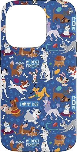 Miniatura 17 de Funda azul para iPhone 16 Disney Dogs I Love My Dog