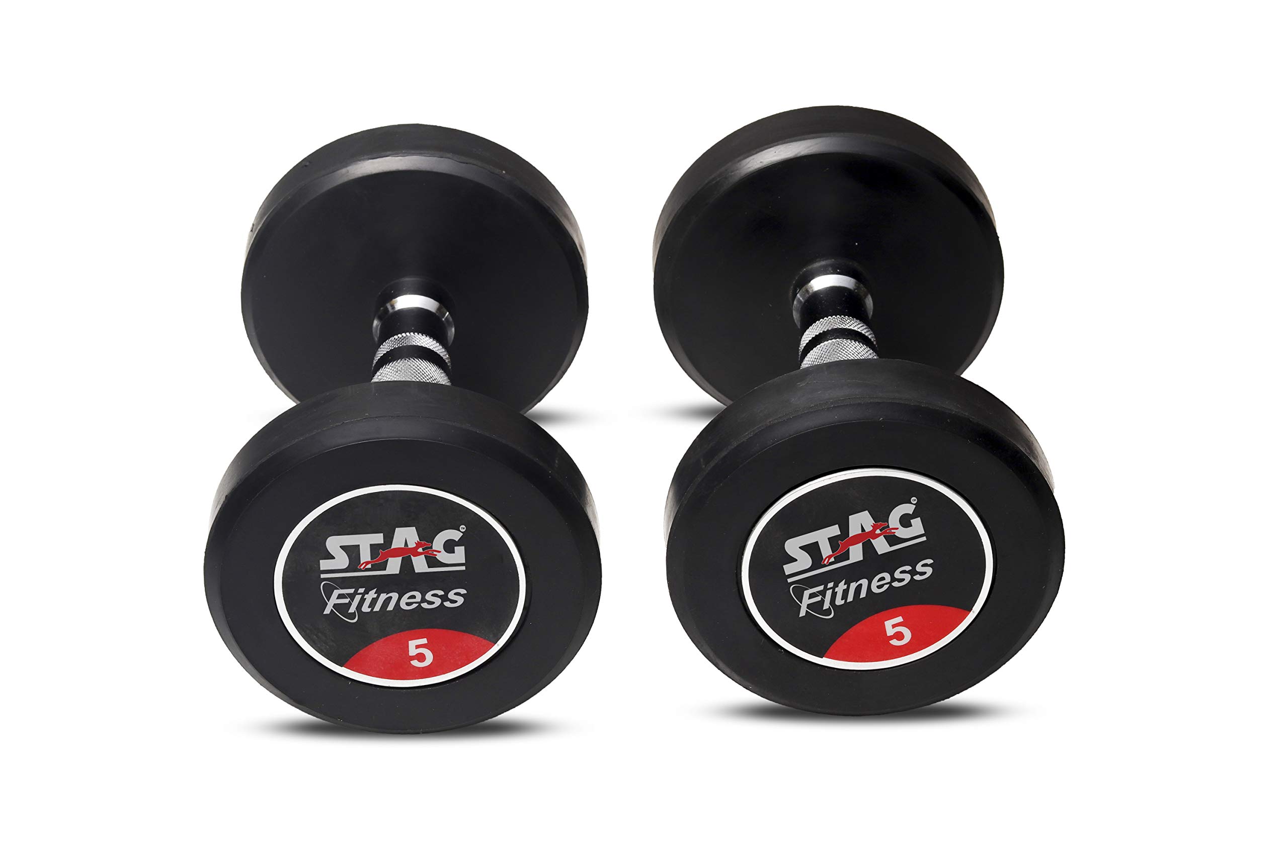 STAG Rubber Coated Professional Round Bouncer Dumbbells (Pair of 5 Kg/10 Kg Set) (B08DM57HPW) Amazon Price History, Amazon Price Tracker