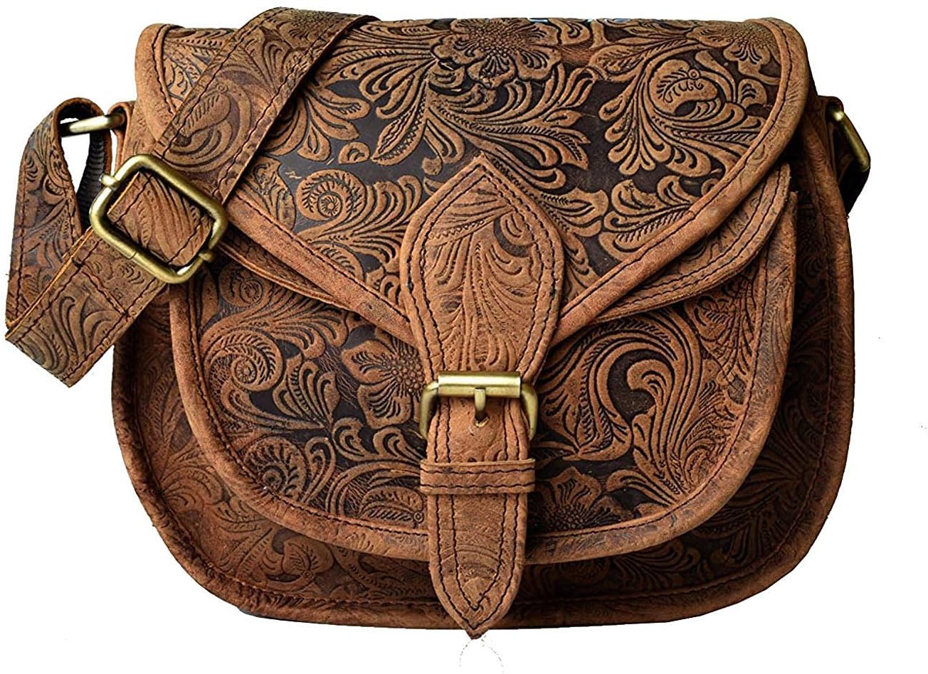 LEADERACHI Crossbody Shoulder Purse For Women Durable Sling Leather Handbag With Classic Design