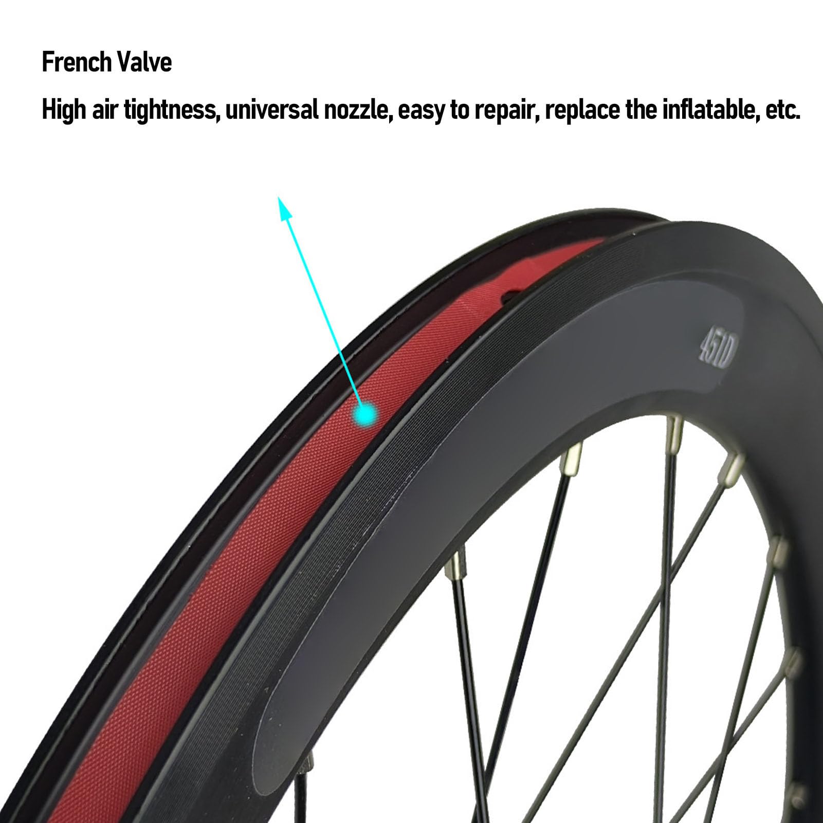Amazon | 自転車ホイールセット、20インチアルミ合金フロントリア