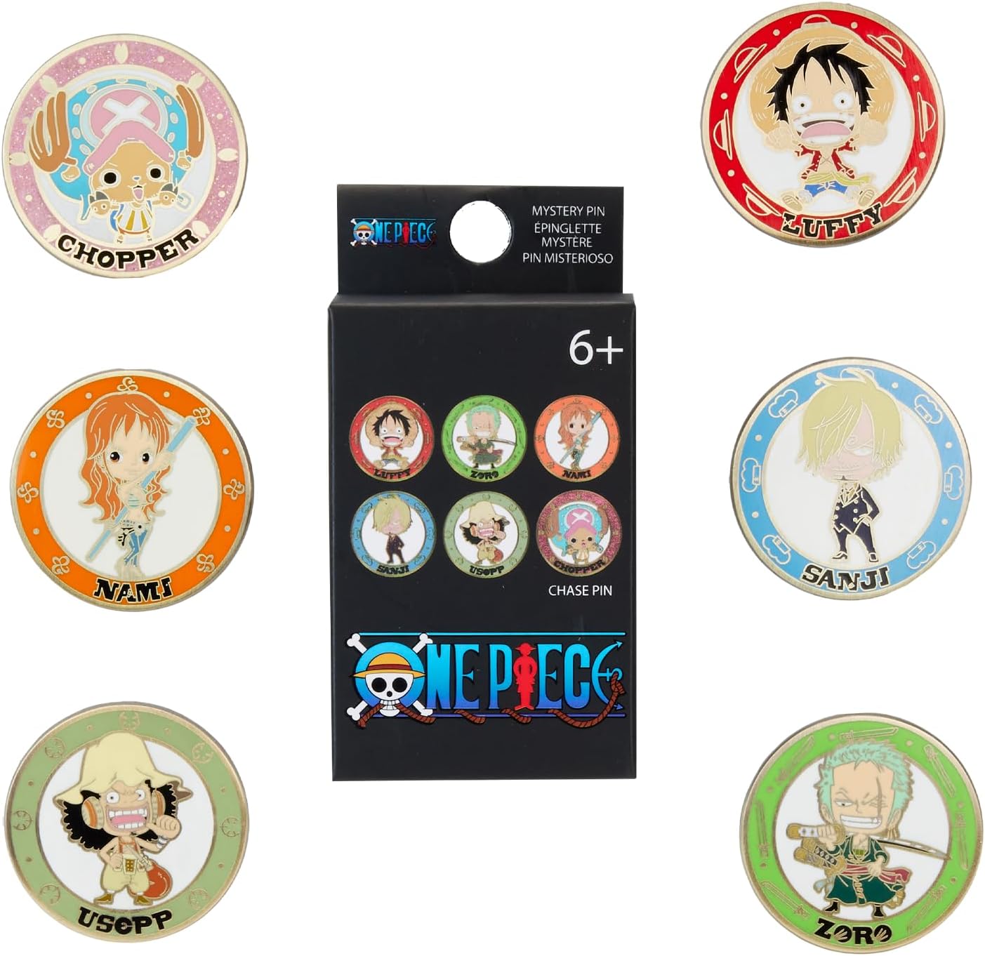 One Piece 25th Anniversary Chibi Mystery Box Pin