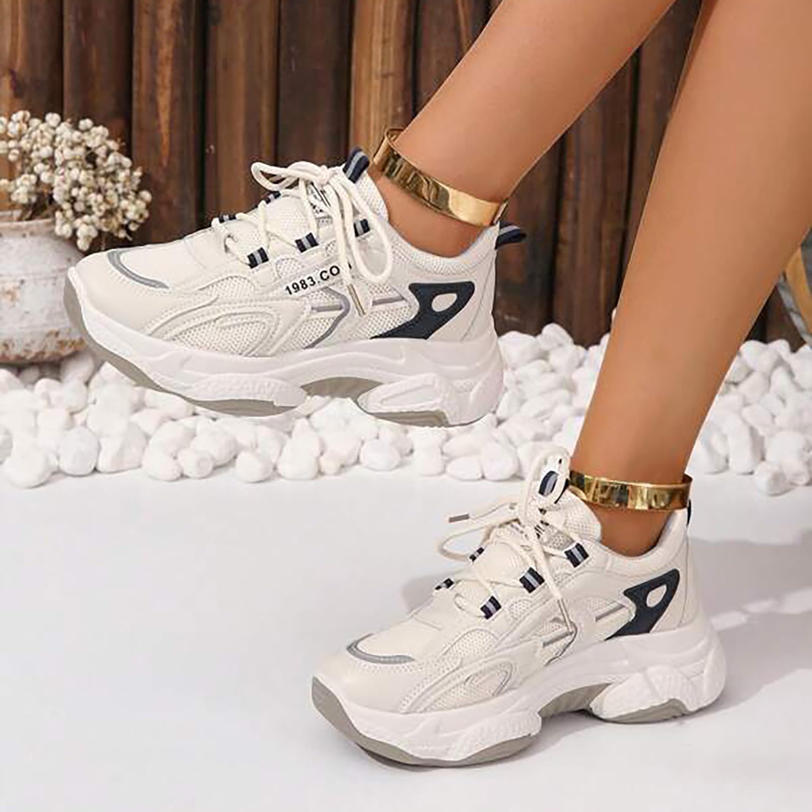 Sneakersy damskie buty sportowe, buty do biegania, buty do biegania, oddychające, moda dla studentów, młodzieży, trampki i buty sportowe