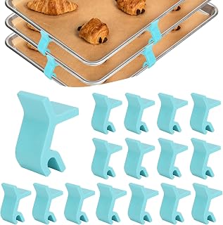 16PCS Baking Sheet Stackers,Space-Saving Tray Stackers, Reusable Trays Stacking Holder,Multi-purpose Baking Tray Stack for Kitchen Freeze-drying Trays