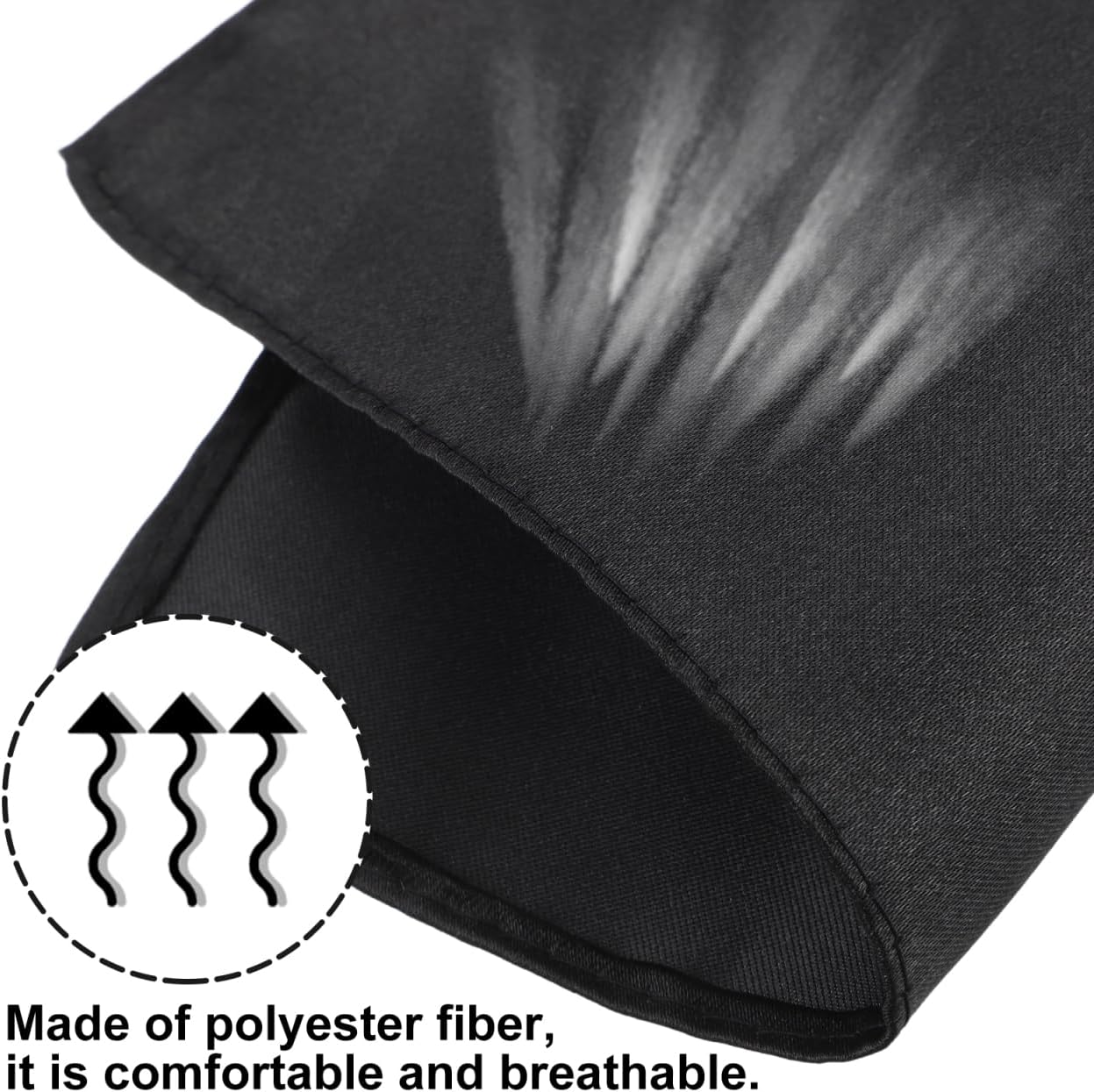 SUPVOX Gentleman Suit Accessories: 3pcs Men's Satin Bow Tie, Cummerbund, and Pocket Square - Formal Black Tuxedo Accessories for Weddings and Events