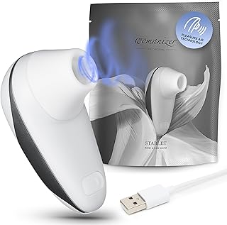 Womanizer Starlet Snow - Suceur de clitoris - Mini stimulateur clitoridien avec 4 niveaux d'intensité - Sex Toy silencieux étanche