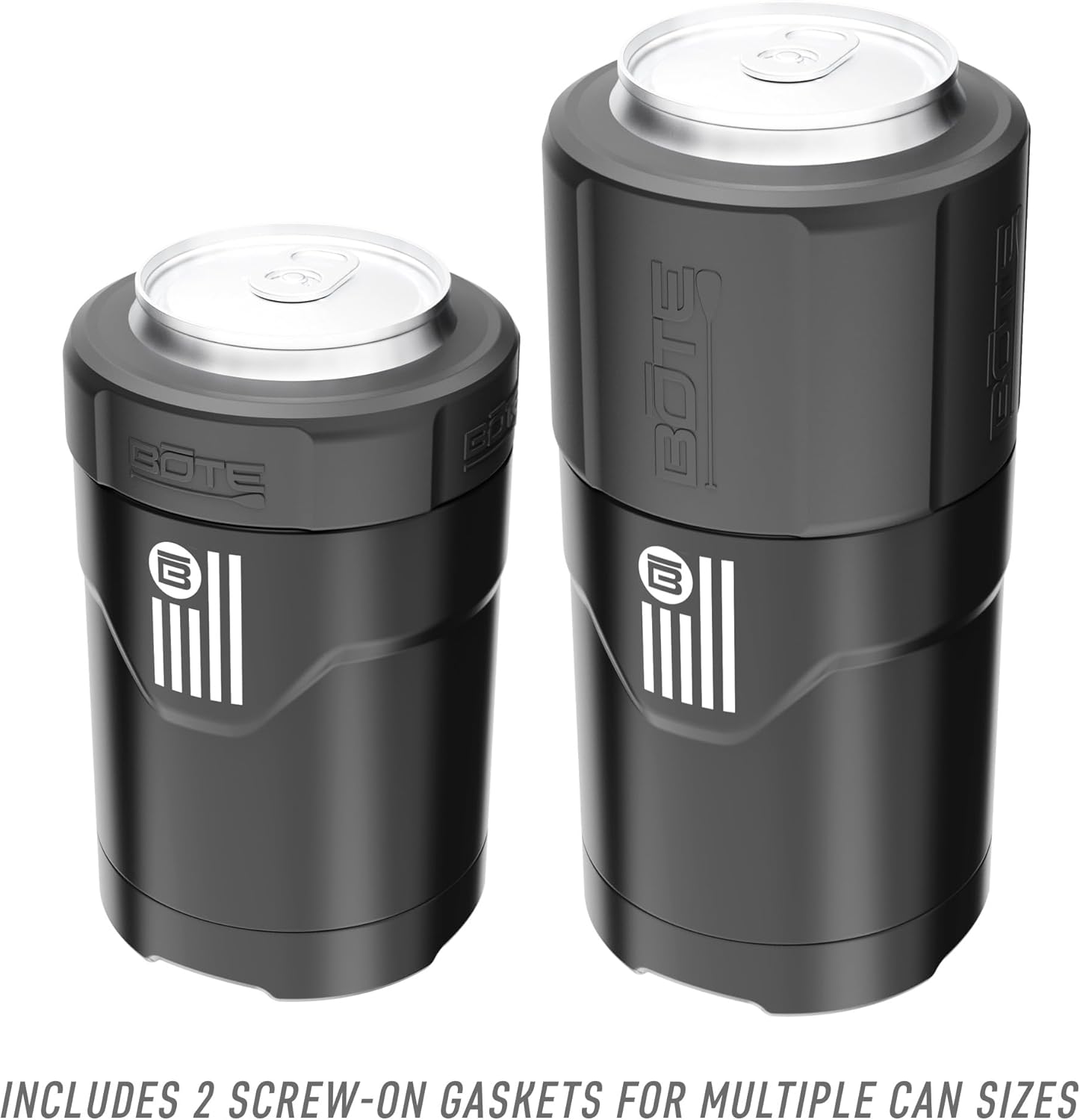 BOTE MagnePod Drinkware MAGNEChill Can Cooler Shorty Size Adaptable Switch Ring Keeps Beer Soda Cold Can Insulated Attach Magnetically to Compatible SUPs Kayaks Floats 12 oz Multiple Colors