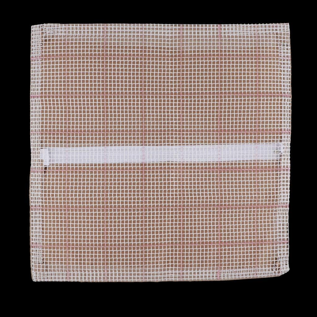 pistro 3 Packs Blank Latch Hook Rug Kits - 43x43cm DIY Pillow Case Cushion Cover Making Supplies for Kids & Adults, Family Craft Activity