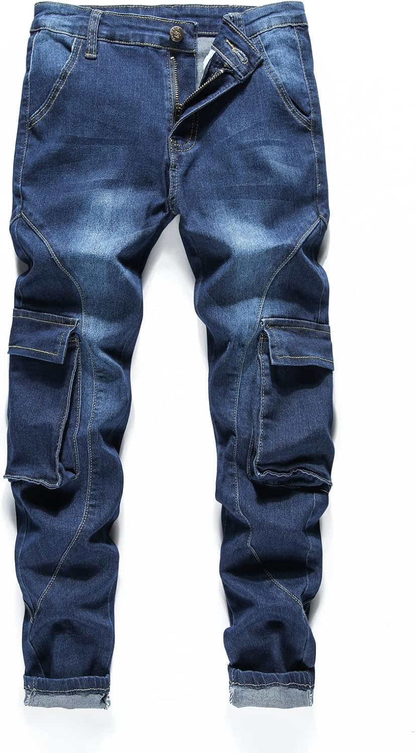 Buy Slim Distressed Stretch Jeans for Boys at Ubuy Kuwait