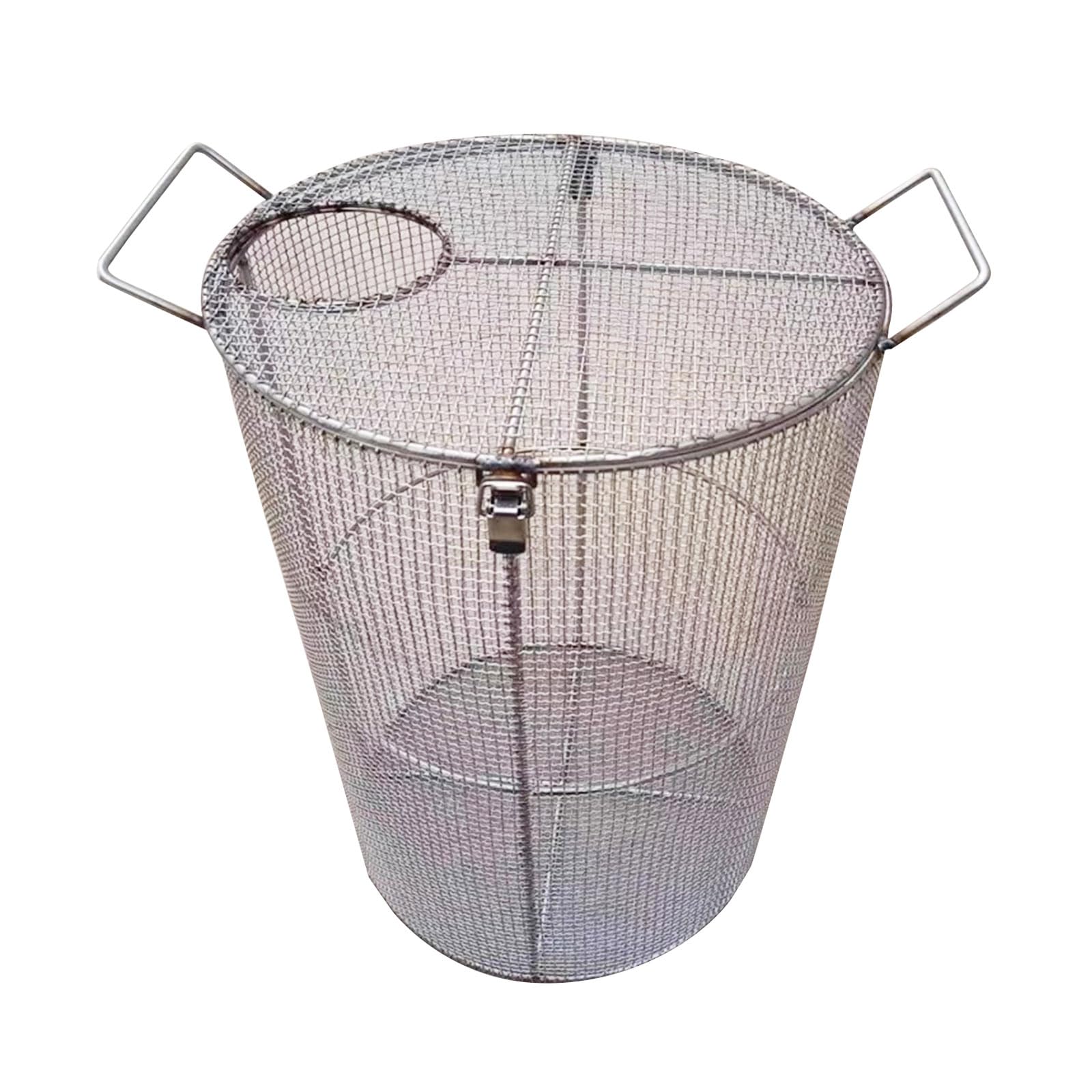Copertura Filtro per Pompa dell'acqua in Acciaio Inox Rete di Protezione per Pompa Sommersa, Barriera Anti-Intasamento per Pompa di Drenaggio Esterna, Maglia da 5mm(Size:35x50cm/13.7"x19.6",Color:A)