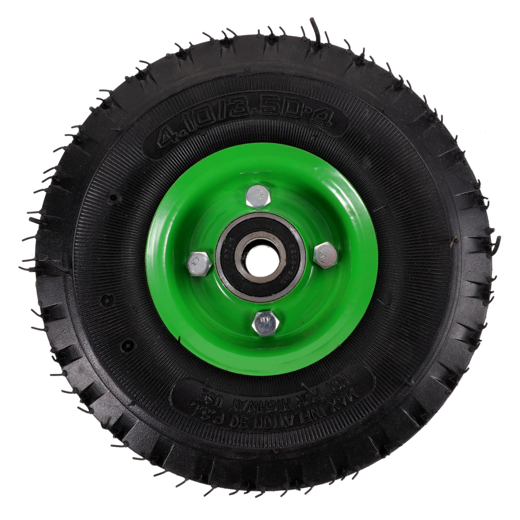 Pneu de brouette pour réparer un chariot de jardin ou une roue de tondeuse usée