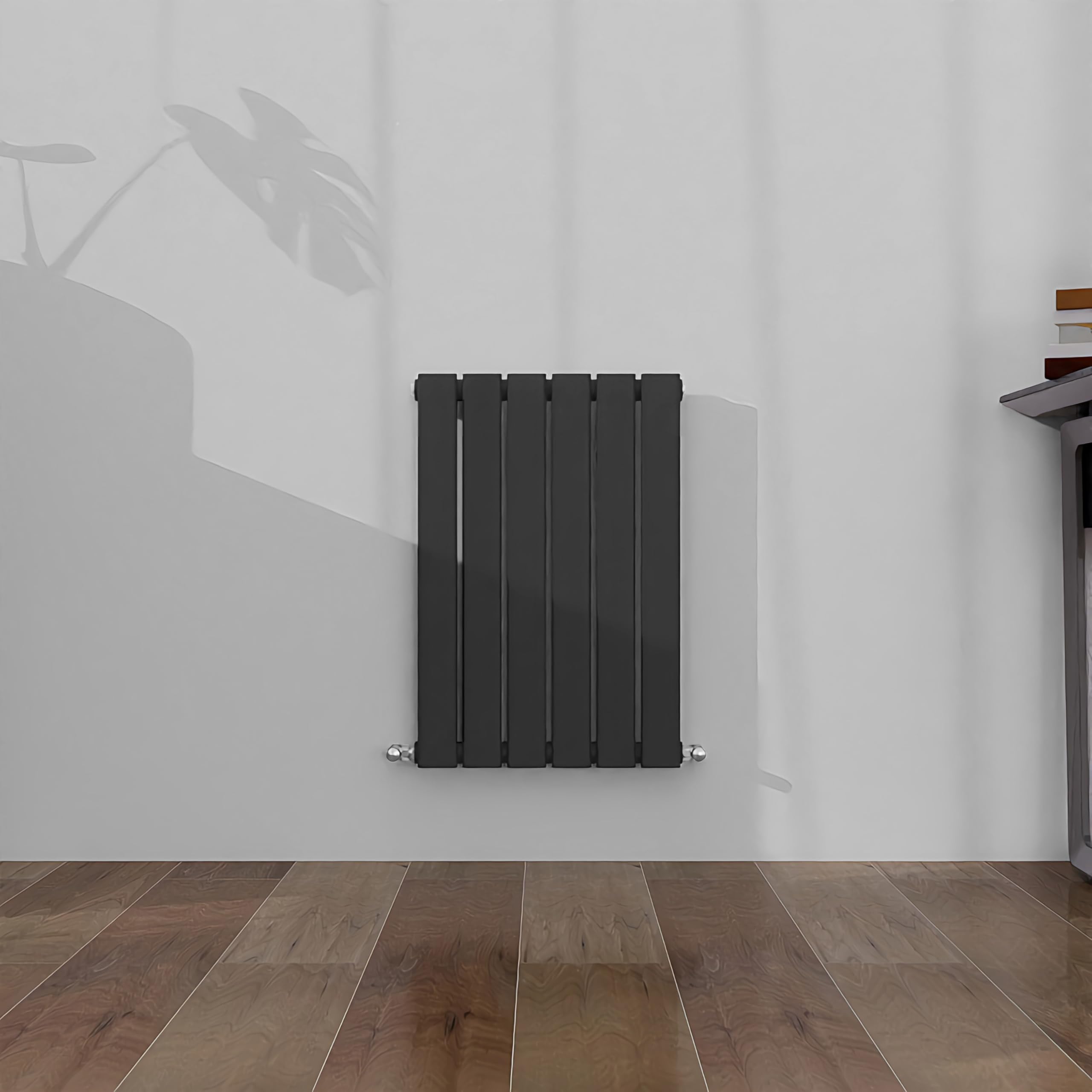 SLINE SANITARY 600x408mm Horizontal Radiator Anthracite Single Modern Flat Panel Central Heating Radiator