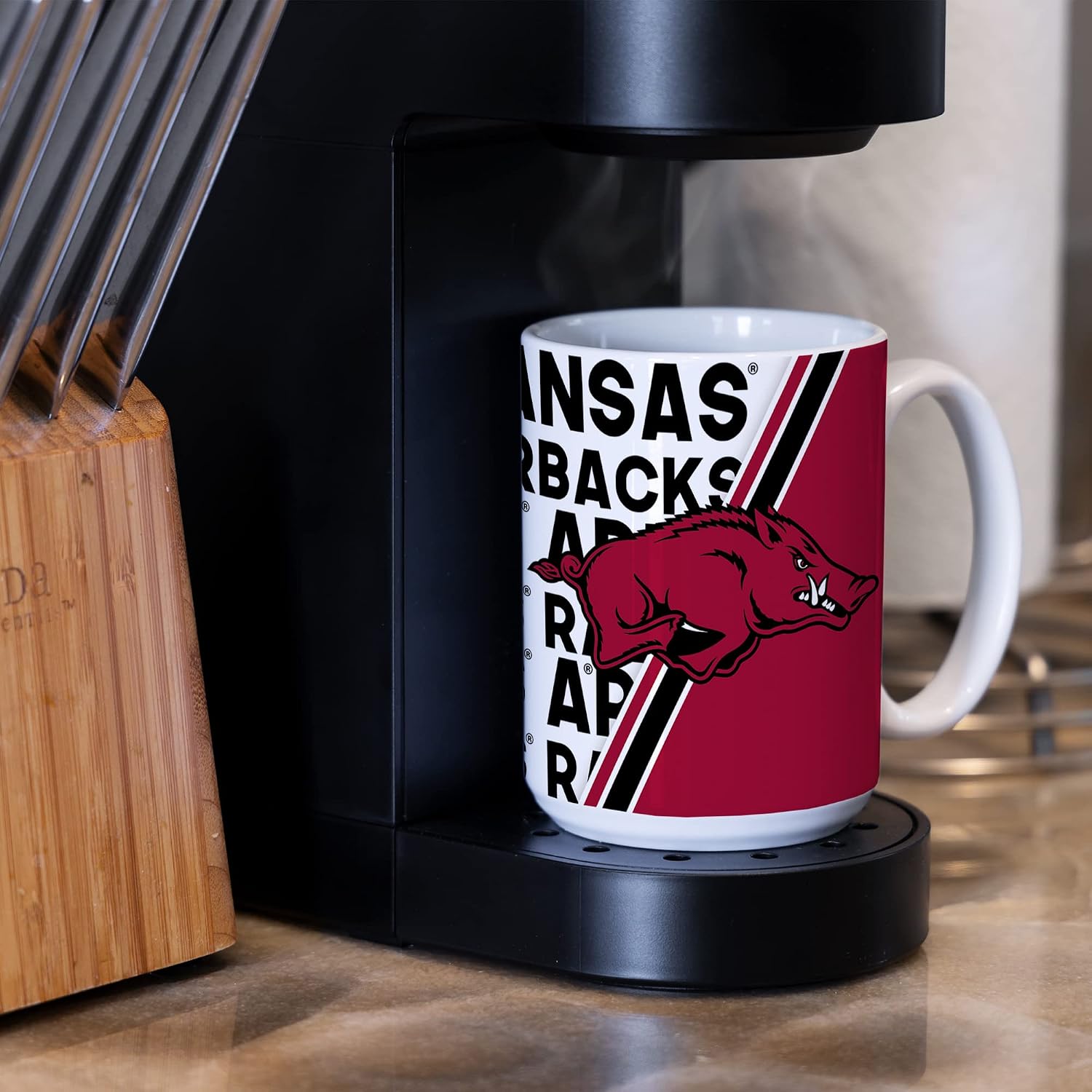 Rico Industries NCAA Arizona Wildcats 15 oz White Ceramic Mug