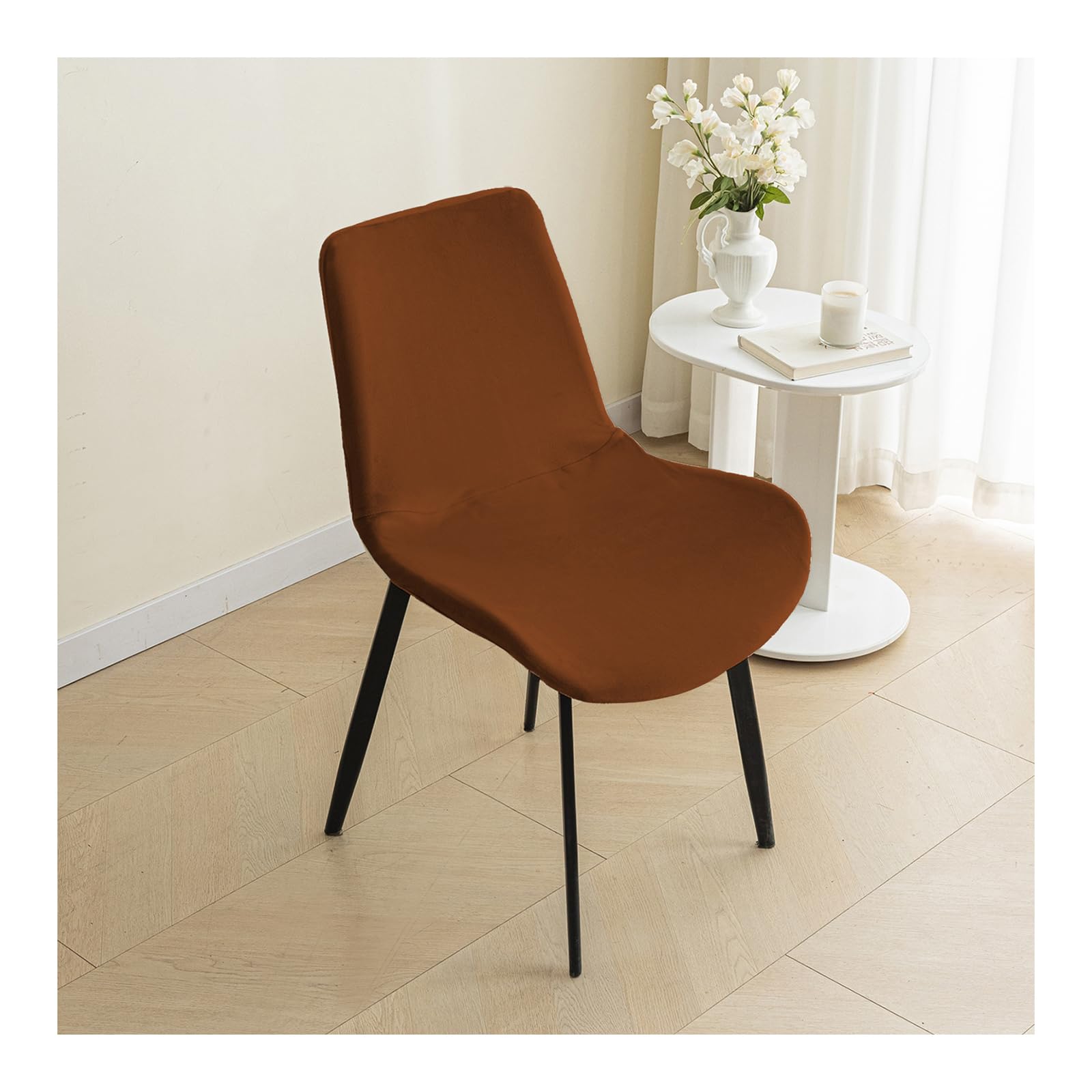 Funda para sillón de banquete con faldón protector elástico para silla de club elegante