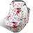 Rquite All-in-1 Car Seat Cover Baby, Carseat Covers for Girl Boy, Stretchy Soft Infant Car Seat Cover, Multi-use Baby Carrier Cover, Car Seat Canopy, Stroller Sun Shade, Nursing Breastfeeding Cover