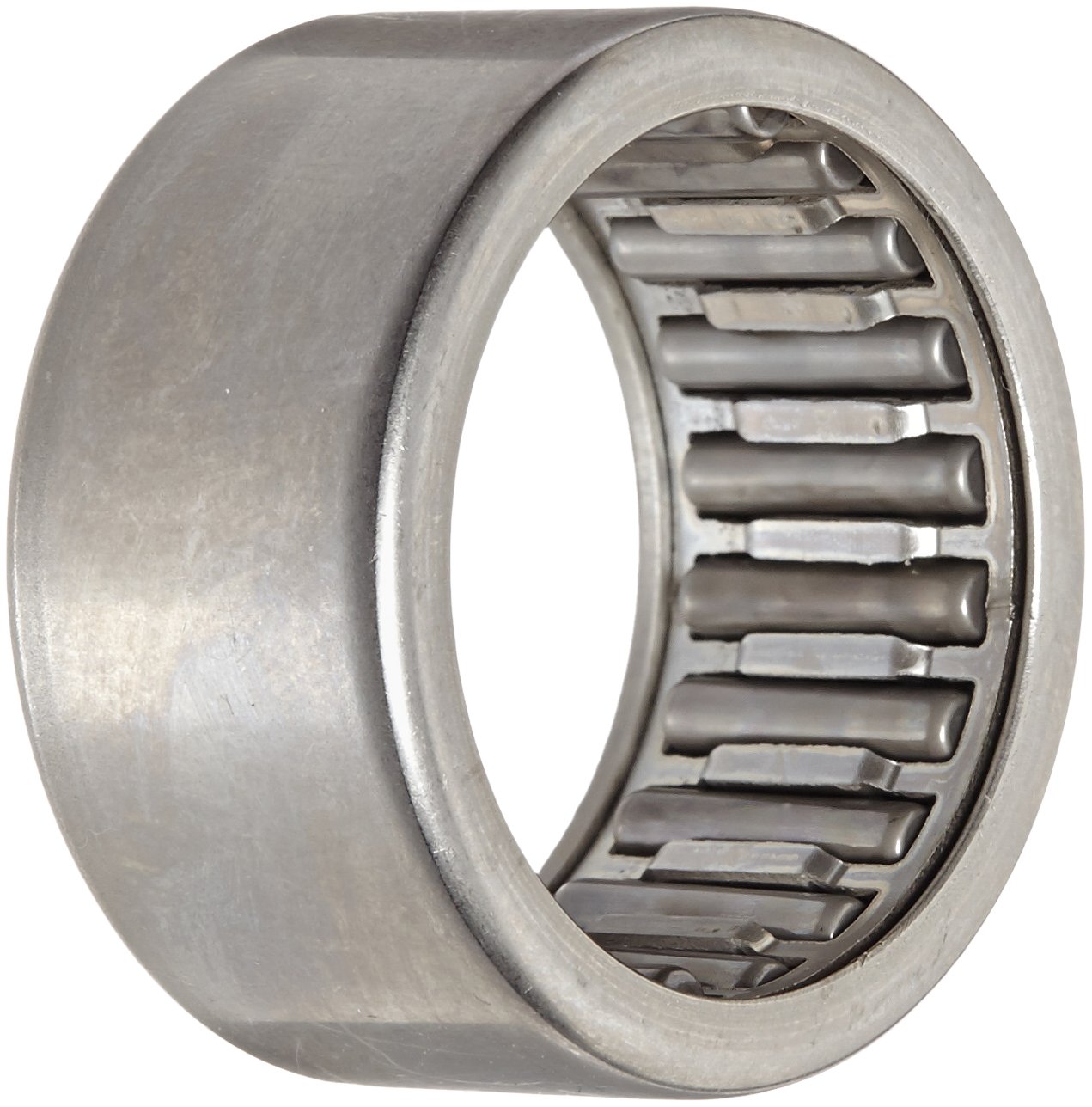 INA HK2516 Needle Roller Bearing, Caged Drawn Cup, Outer Ring and Roller, Steel Cage, Open End, Metric, 25mm ID, 32mm OD, 16mm Width, 13000rpm Maximum Rotational Speed, 5400lbf Static Load Capacity, 3500lbf Dynamic Load Capacity