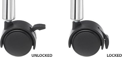 Miniatura 4 de Whitmor Organizador utilitario con ruedas de 3 niveles cromado supremo