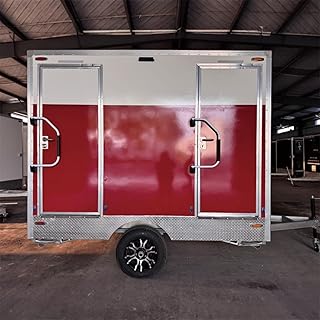Luxury Restroom Trailer, Portable Bathroom Trailer for Event Rentals Outdoor Venues Construction and Commercial Applications