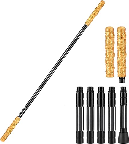 aiGear Tactical Hiking Stick, 53-Inch Trekking Poles with Black Myth Wukong Handle Extension, Durable Aluminum Alloy Walking Stick, Ruyi Jingu Bang disponible en Yaxa Guatemala