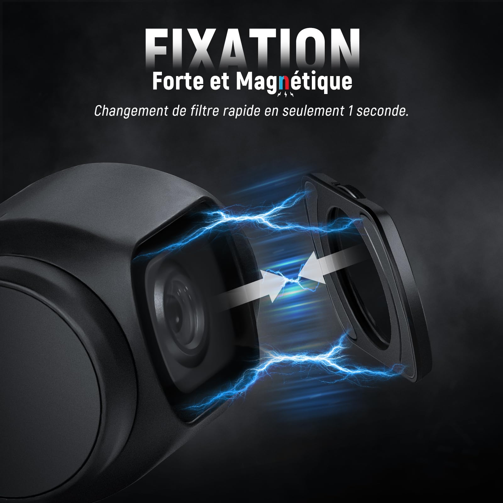 NEEWER Kit de filtres magnétiques ND&CPL compatible avec DJI OSMO Pocket 4&Pocket 3,comprenant 4 filtres à densité neutre(ND16,ND64,ND256&CPL) et polarisants,verre optique HD multicouches