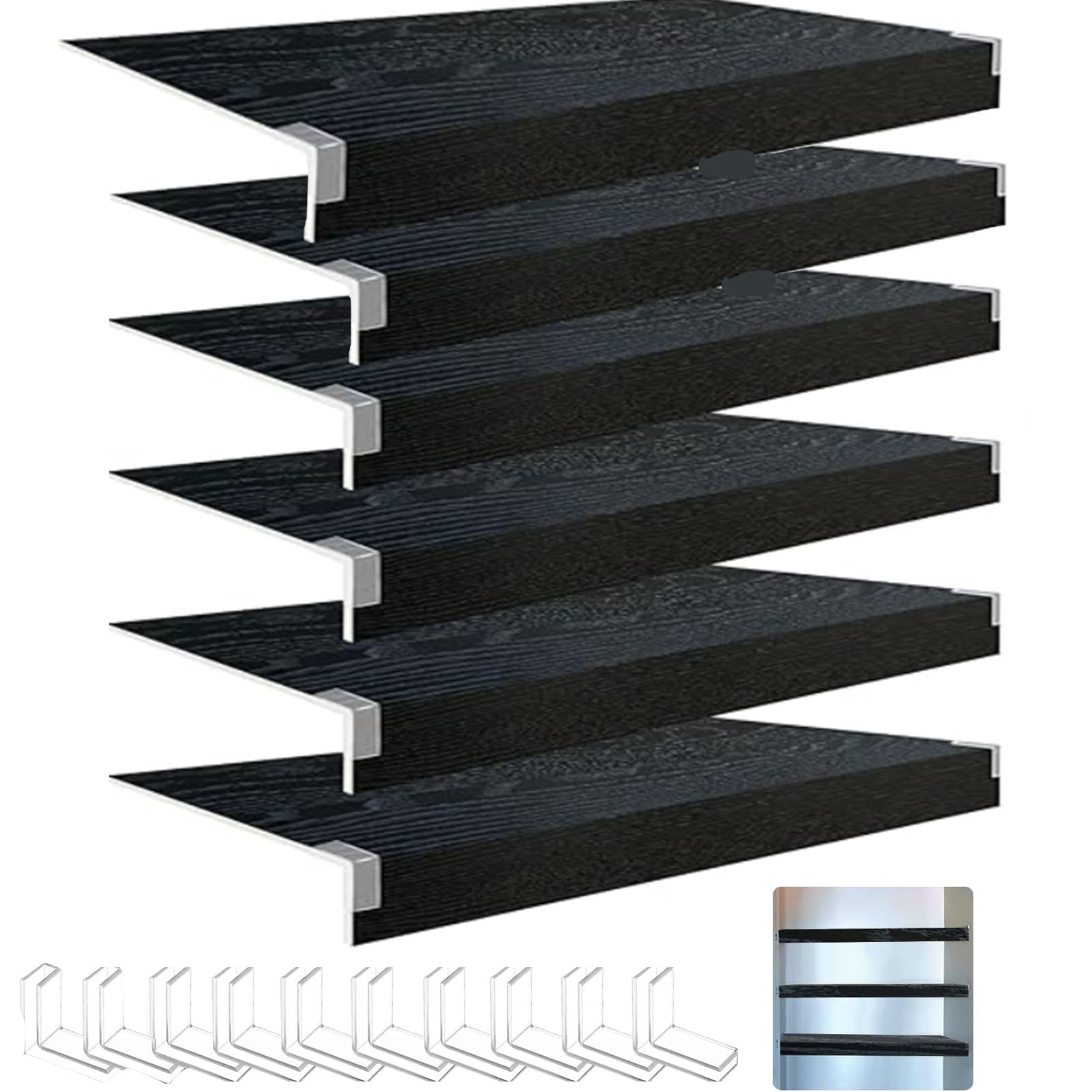 Tapis pour étagère en fil aspect bois pour optimiser le garde-manger