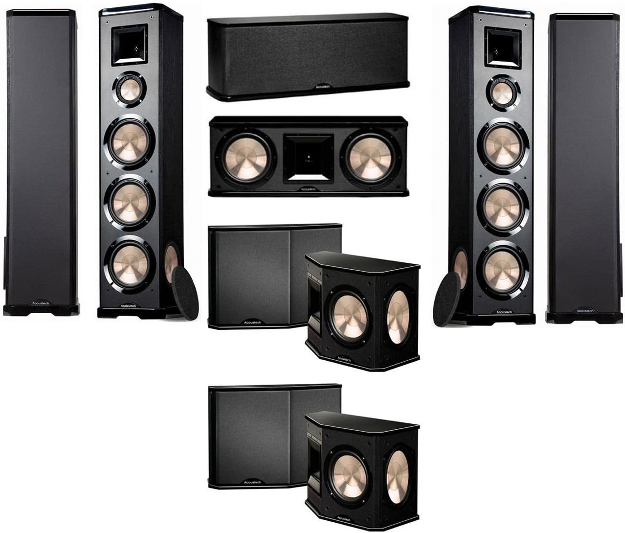 BIC Acoustech Pl-980 7.0 Home Theater System